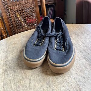 Barely worn gum sole vans